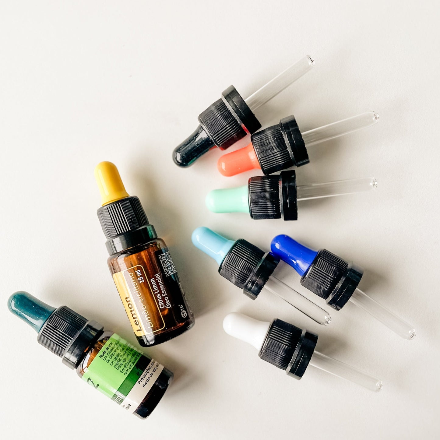 tampa CONTA-GOTAS | COLOR (KIT com 8)