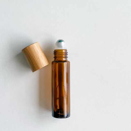 frasco ROLL-ON grosso | tampa bambu (10mL)