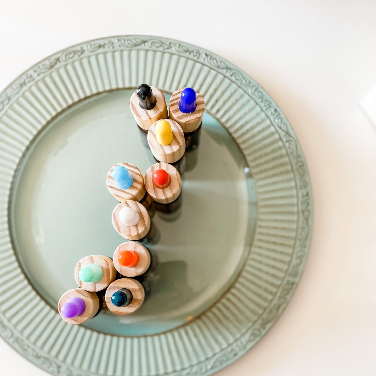 tampa CONTA-GOTAS | BAMBU (KIT com 8)