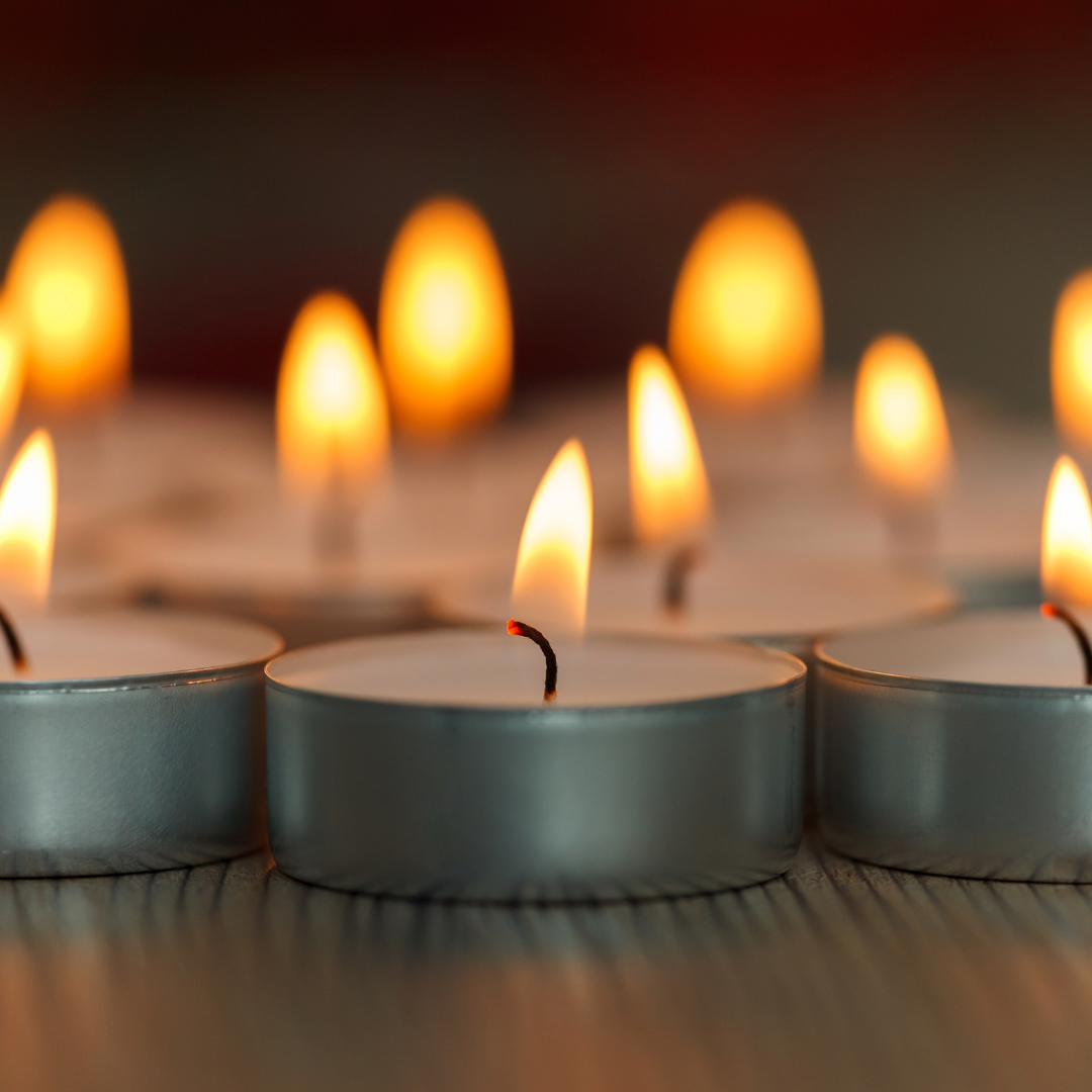 velas com vasinho | para rechaud