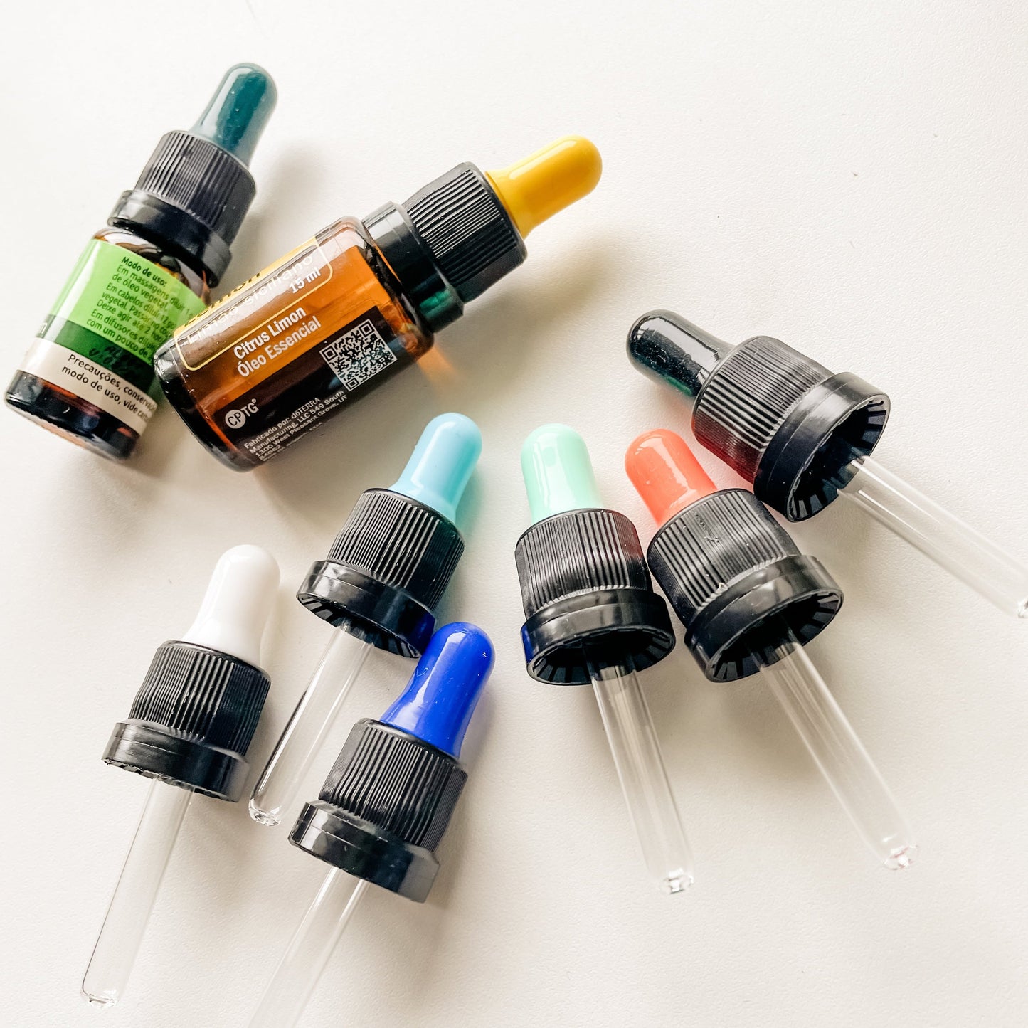 tampa CONTA-GOTAS | COLOR (KIT com 8)