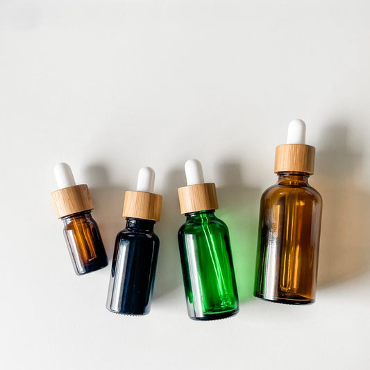 frasco CONTA-GOTAS | tampa bambu