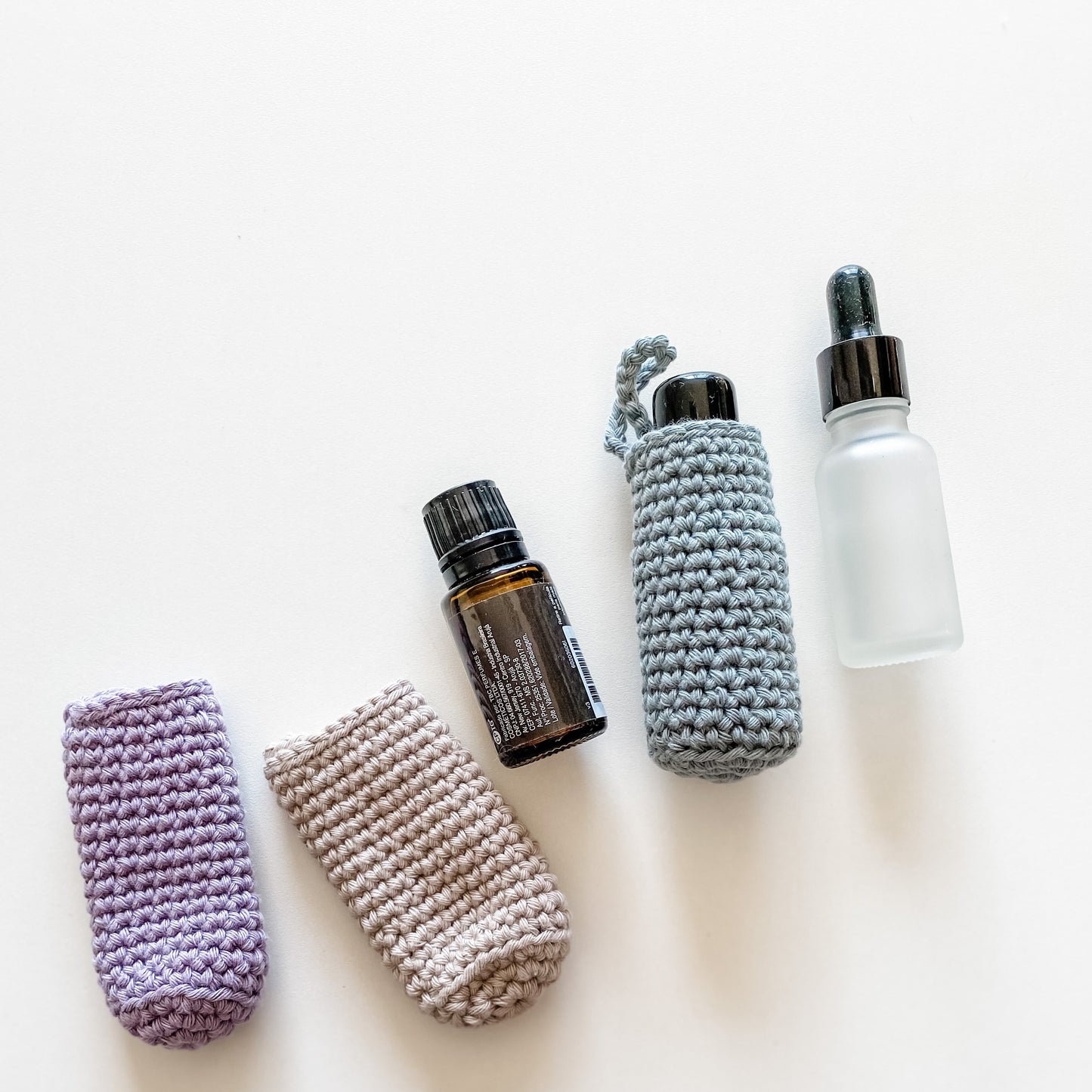 capa protetora CROCHÊ | porta frascos