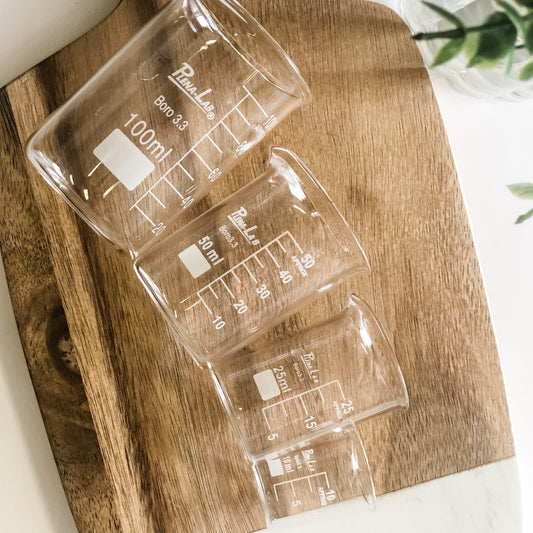 copo vidro BECKER | medidor graduado