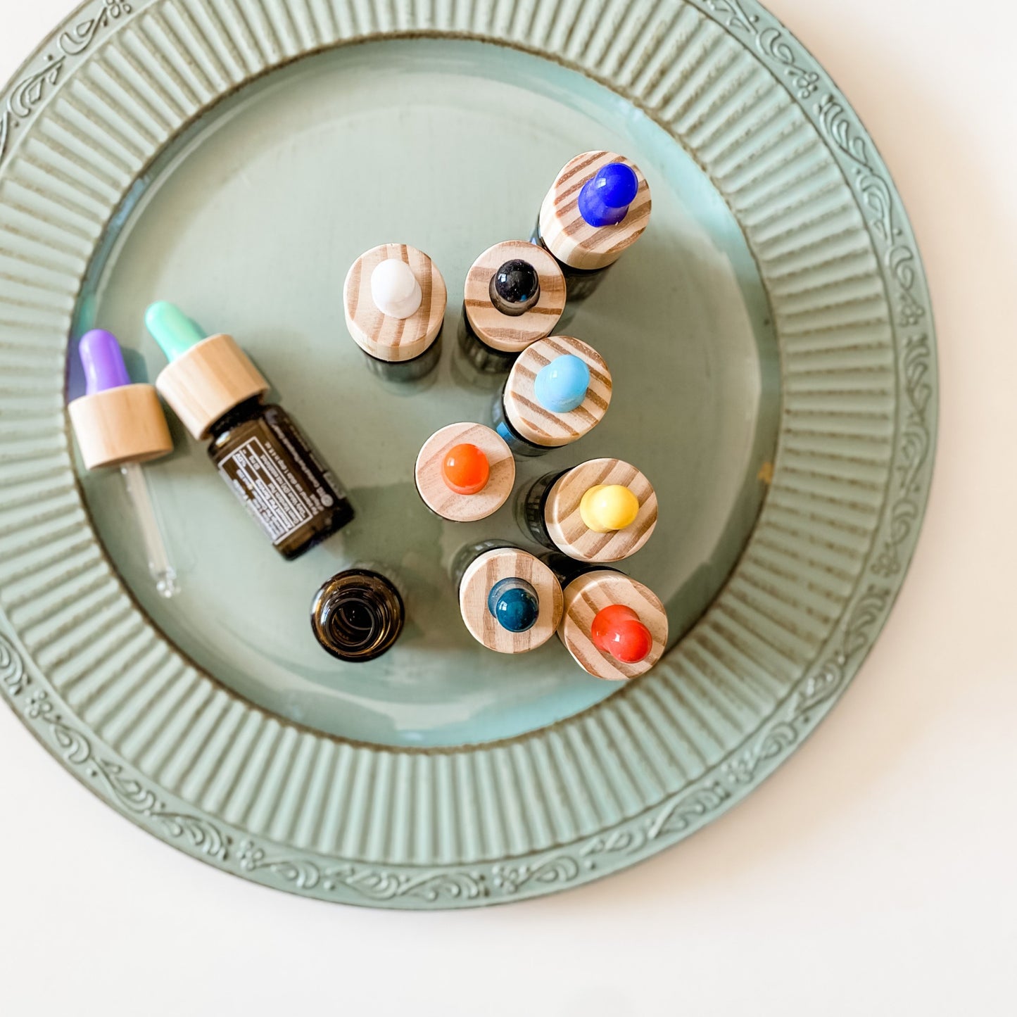 tampa CONTA-GOTAS | BAMBU (KIT com 8)