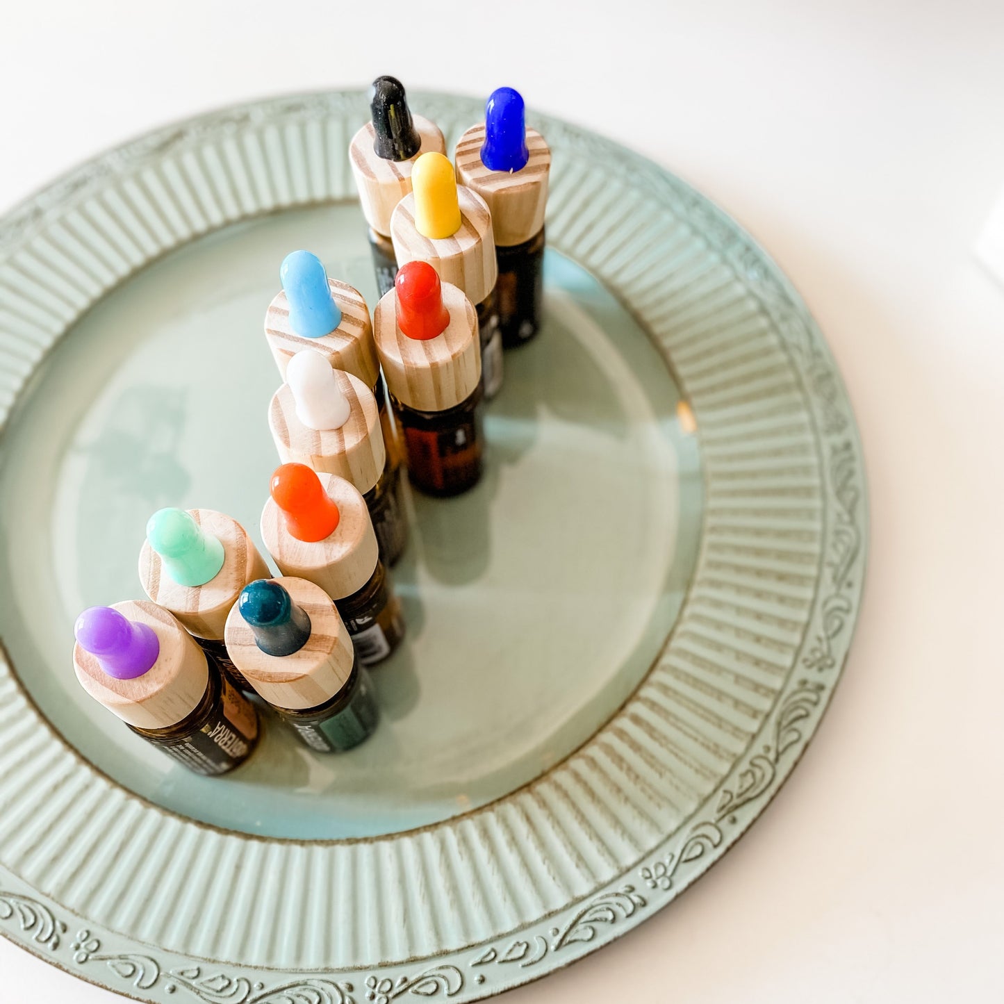 tampa CONTA-GOTAS | BAMBU (KIT com 8)