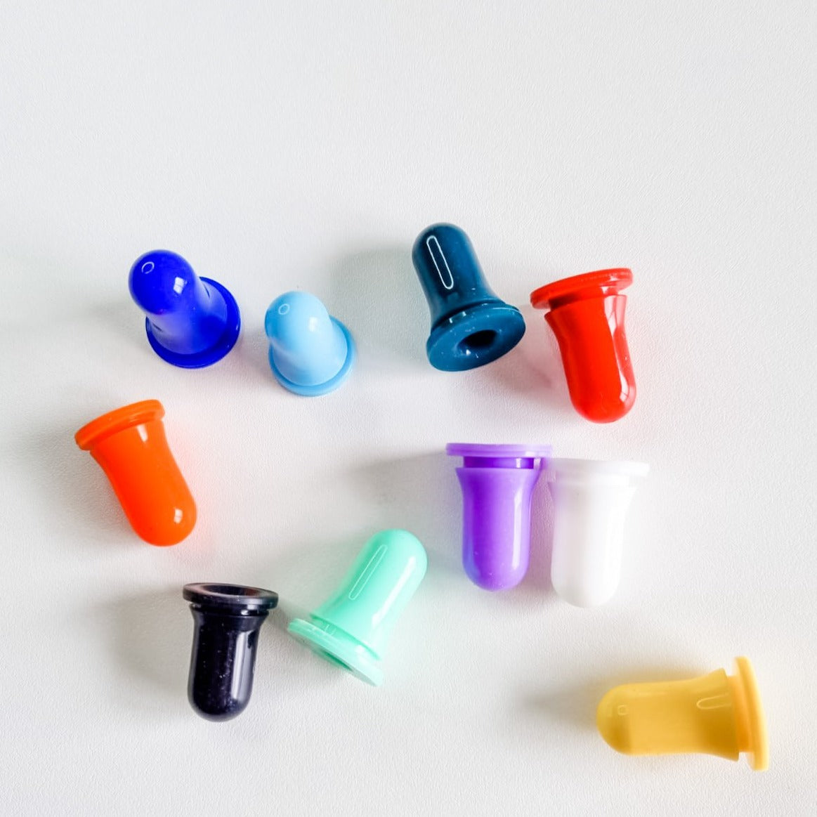 bulbos CONTA-GOTAS  | silicone colorido (KIT com 5)